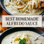 Best Homemade Alfredo Sauce - Pin 1