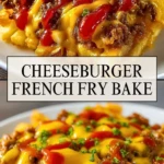 Cheeseburger French Fry Bake - Pin 1