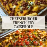 Cheeseburger French Fry Casserole - Pin 1