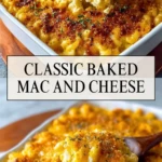 Classic Baked Mac and Cheese - Pin 1