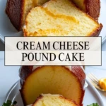 Cream Cheese Pound Cake - Pin 1