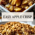 Easy Apple Crisp - Pin 1