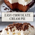 Easy Chocolate Cream Pie - Pin 1