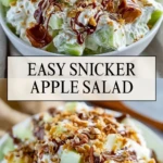 Easy Snicker Apple Salad - Pin 1