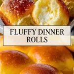 Fluffy Dinner Rolls - Pin 1