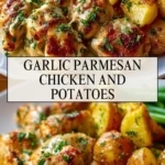 Garlic Parmesan Chicken and Potatoes - Pin 1