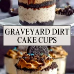 Graveyard Dirt Cake Cups - Pin 1