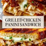 Grilled Chicken Panini Sandwich - Pin 1