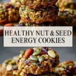 Healthy Nut & Seed Energy Cookies - Pin 1