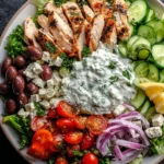 Greek Chicken Salad with Tzatziki