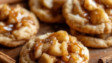 Warm and Buttery Apple Pie Cookies