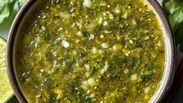 Homemade Salsa Verde