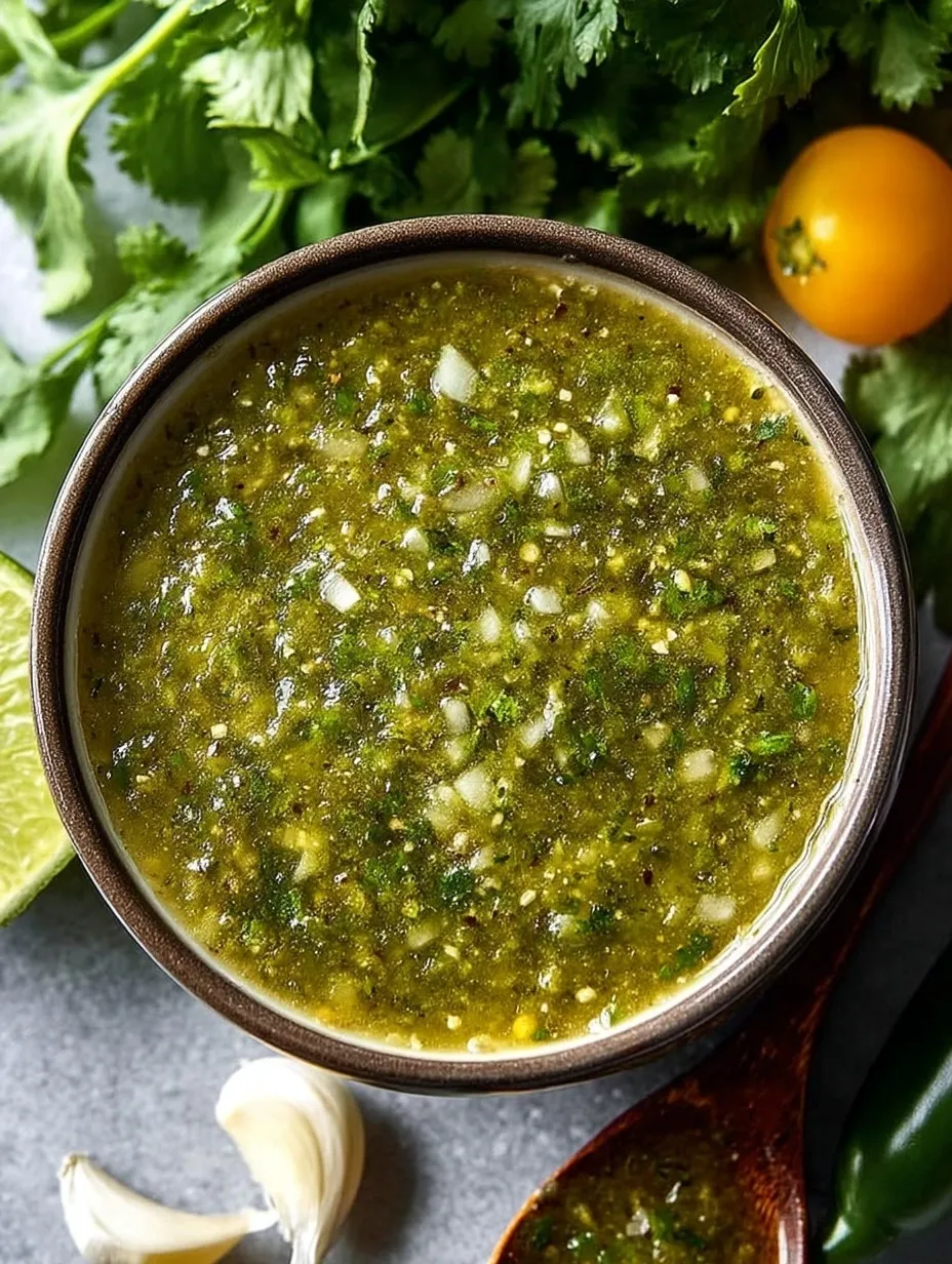 Homemade Salsa Verde
