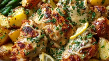 Garlic Parmesan Chicken and Potatoes