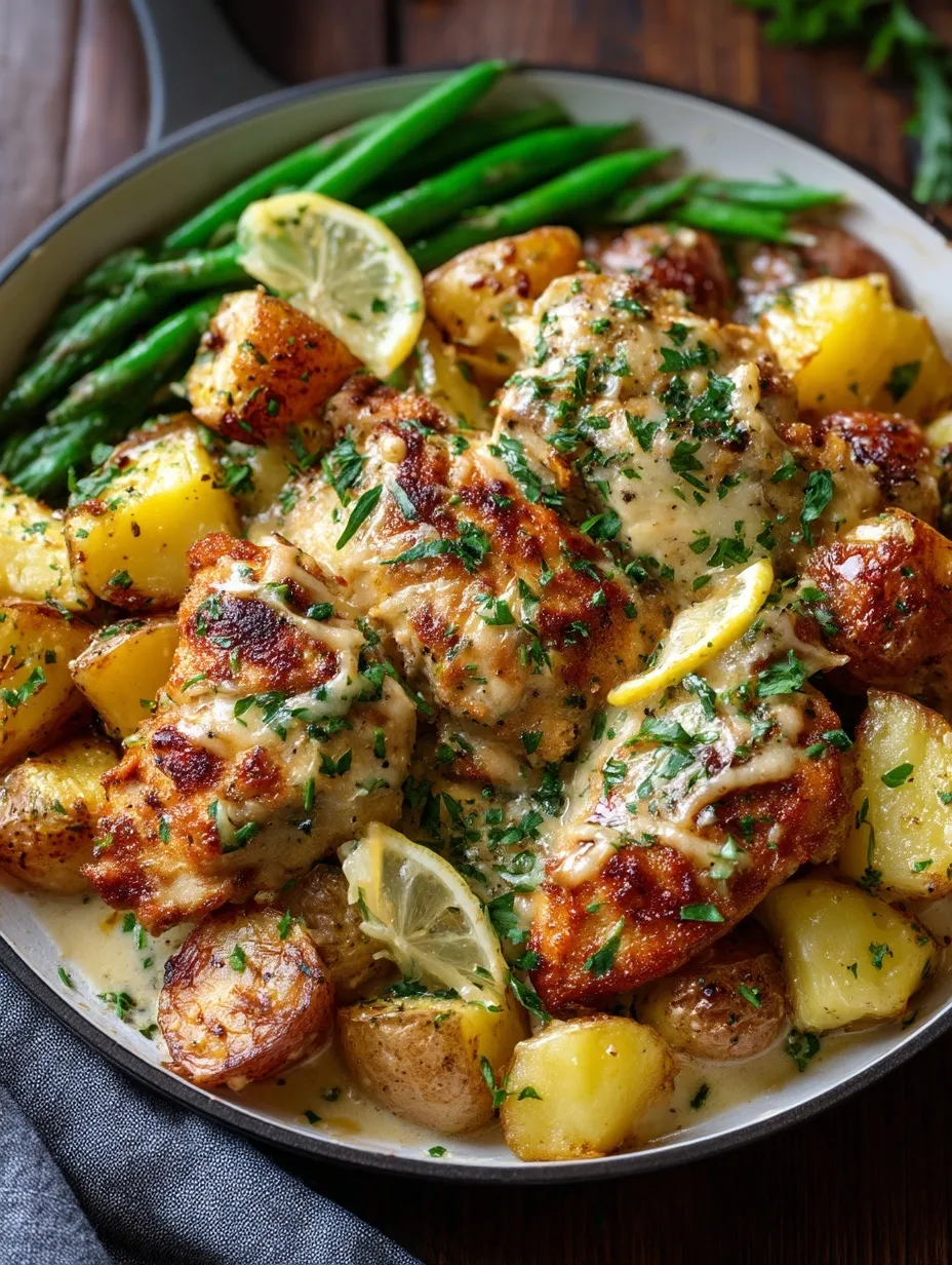 Garlic Parmesan Chicken and Potatoes