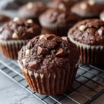 Double Chocolate Zucchini Muffins