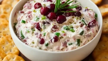 Cranberry Jalapeño Cream Cheese Dip