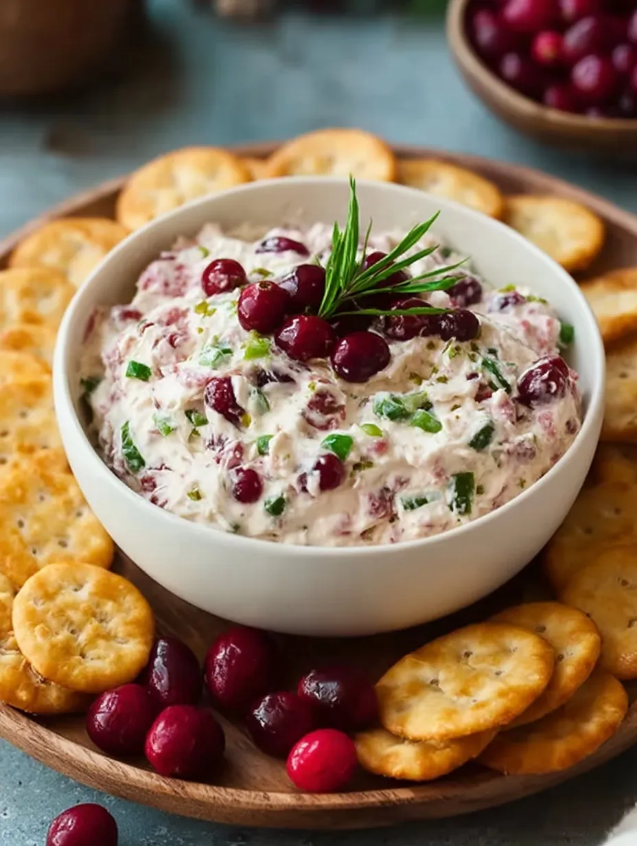 Cranberry Jalapeño Cream Cheese Dip