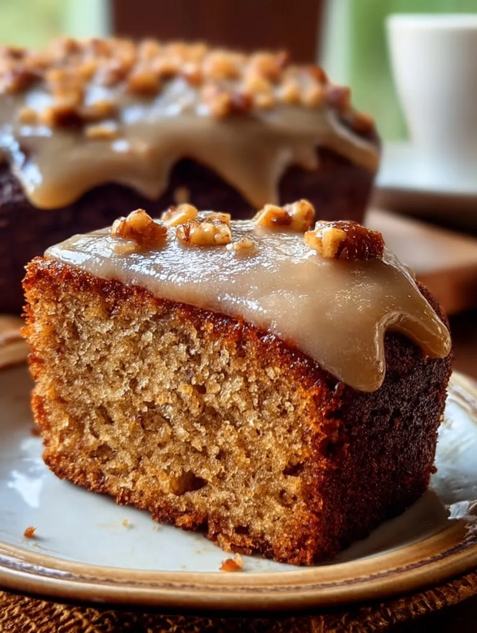 Moist Old-Fashioned Applesauce Cake