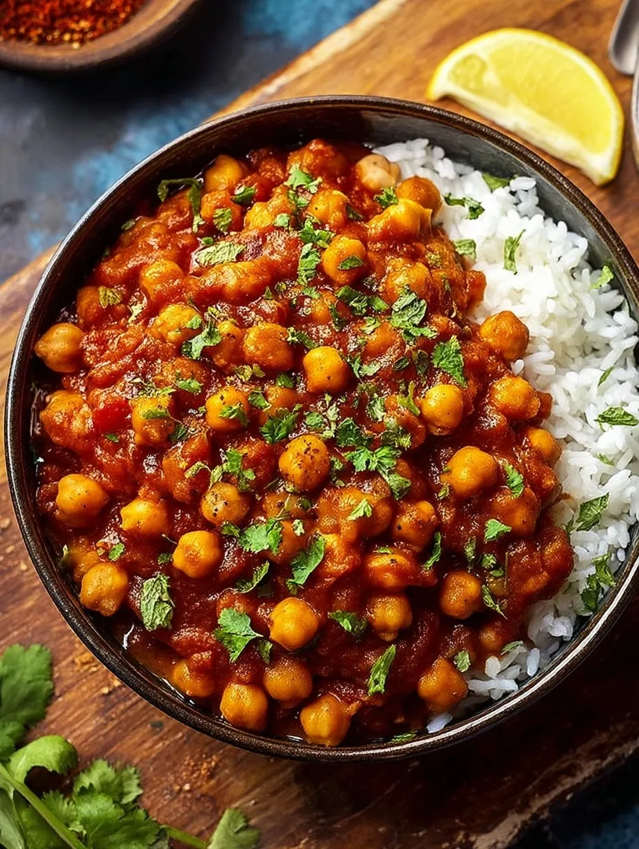 High-Protein Vegan Chana Masala