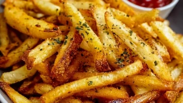 Golden Air Fryer Fries