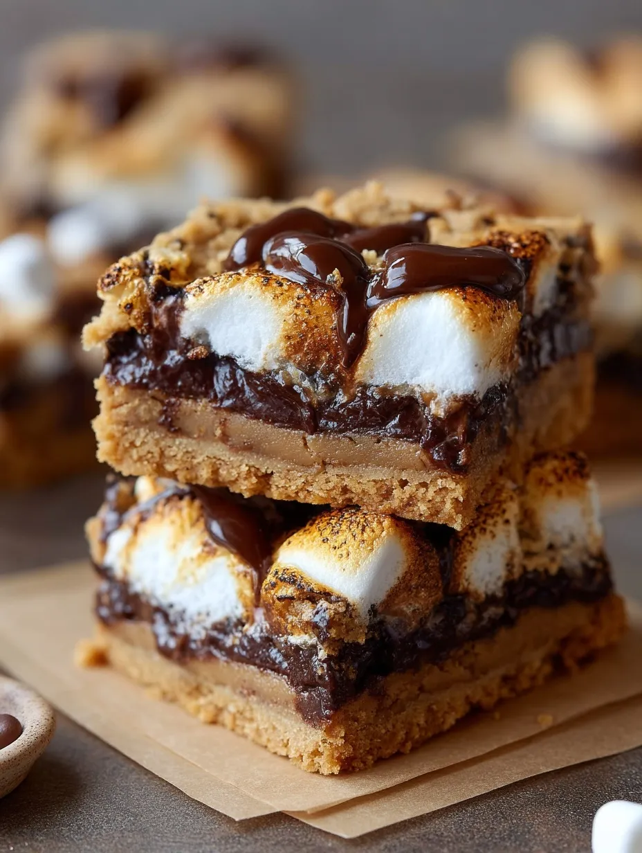 S'mores Cookie Bars