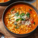Traditional Italian Pastina Soup