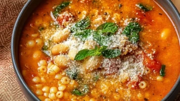 Traditional Italian Pastina Soup