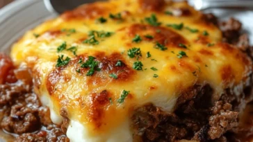 Ground Beef Potato Casserole