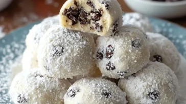 Chocolate Chip Snowball Cookies