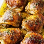 Crispy and Juicy Baked Chicken Thighs