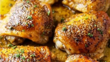 Crispy and Juicy Baked Chicken Thighs