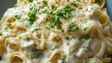 Alfredo Sauce with Cream Cheese Pasta