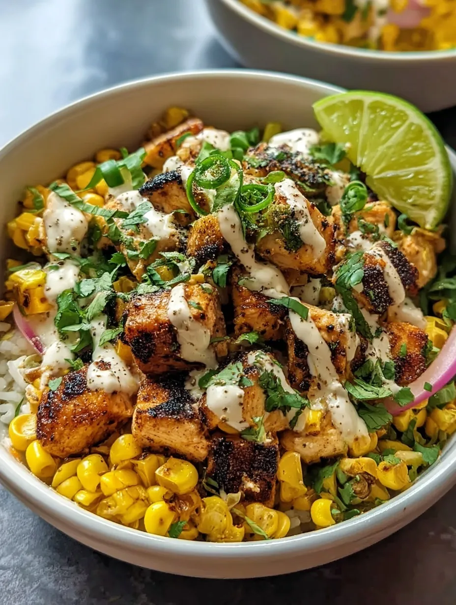 Tasty Street Corn Chicken Bowl