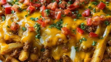 Cheeseburger French Fry Casserole