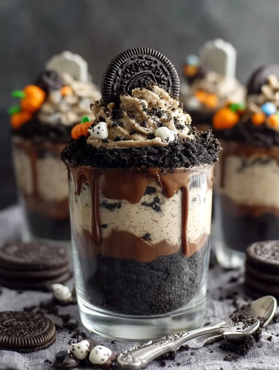 Graveyard Dirt Cake Cups