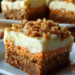 Carrot Cake Cream Cheese Bars
