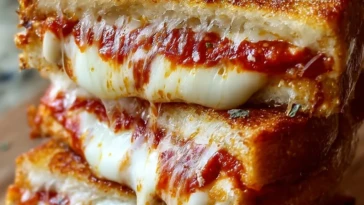 Pizza Grilled Cheese Sandwiches