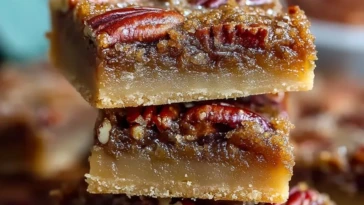 Simple Pecan Pie Bars