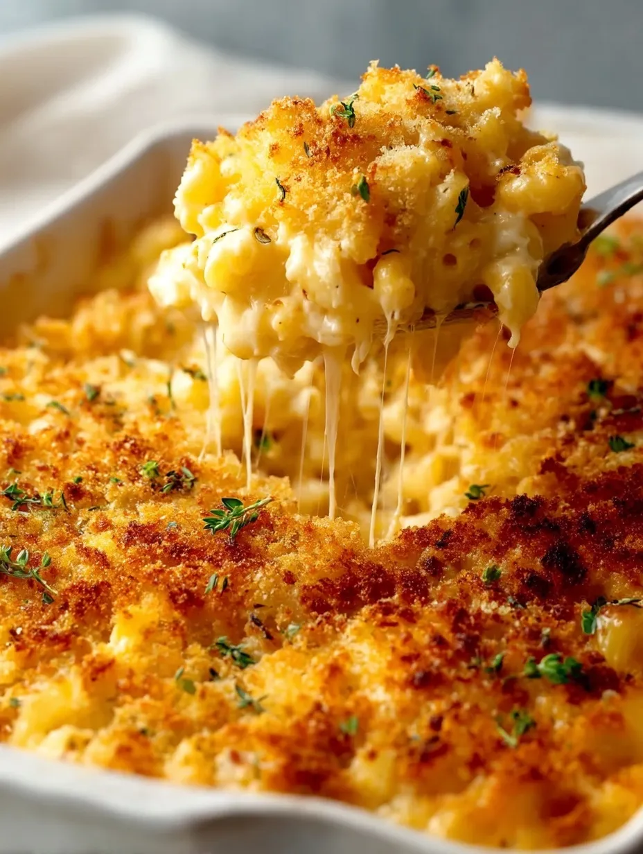 Crunchy Baked Mac and Cheese