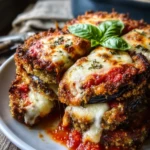 Crispy Baked Eggplant Parmesan