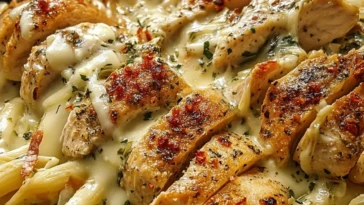 Creamy Garlic Parmesan Chicken Pasta