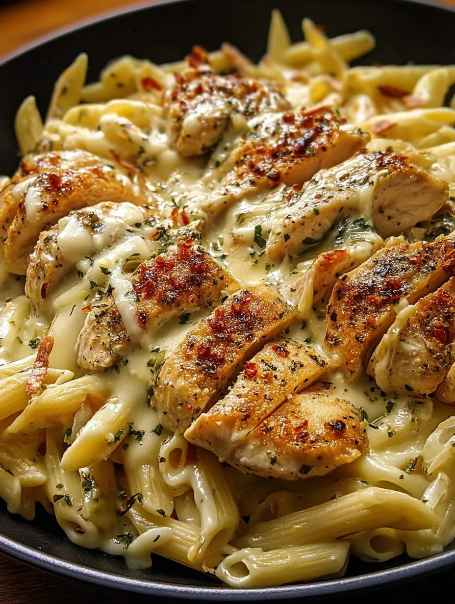 Creamy Garlic Parmesan Chicken Pasta