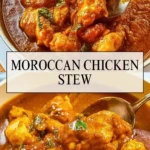 Moroccan Chicken Stew - Pin 1