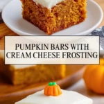 Pumpkin Bars with Cream Cheese Frosting - Pin 1