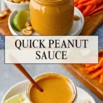 Quick Peanut Sauce - Pin 1