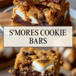 S'mores Cookie Bars - Pin 1