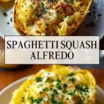 Spaghetti Squash Alfredo - Pin 1