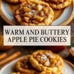 Warm and Buttery Apple Pie Cookies - Pin 1
