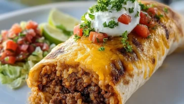 The Ultimate Stuffed Beef Burrito